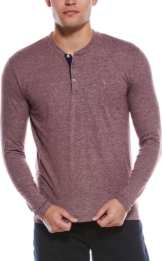 Tailorbyrd Brushed Melange Super Soft Henley
