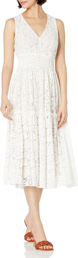 Taylor Dresses Womens Stretch Crepe with Lace