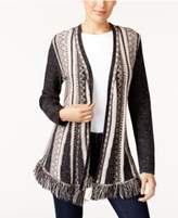 Thumbnail for your product : Style&Co. Style & Co Fringe-Trim Cardigan, Created for Macy's