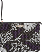 Thumbnail for your product : Kenzo Purple Quilted Monster Print Zip Pouch