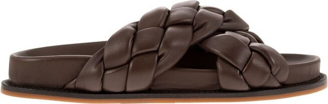 Fabiana Filippi Braided Slip-On Slides