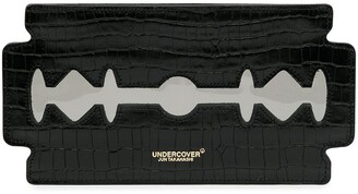 Undercover Blade crocodile-effect clutch bag