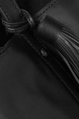 Loeffler Randall Cruise Tasseled Leather Tote - Black