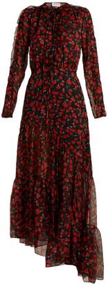 RAQUEL DINIZ Anita floral-print silk-chiffon midi dress