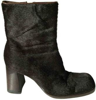 Barbara Bui Leather Snow Boots