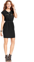 Thumbnail for your product : XOXO Exposed-Zipper Dress