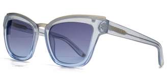 Kurt Geiger 26KGP003 Blue Cateye Sunglasses