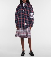 Thumbnail for your product : Thom Browne Checked cotton shirt