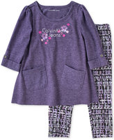 Thumbnail for your product : Calvin Klein Baby Girls' 2-Piece Tunic & Leggings Set