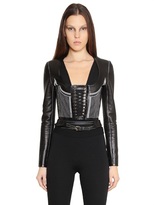 Thumbnail for your product : Givenchy Nappa Leather Corset Jacket