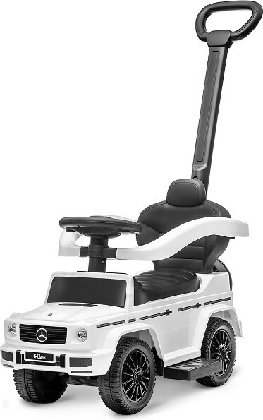 Best Ride on Cars BestRideOnCarsKidsOutdoorStrollerMercedesG-Wagon3in1PushCar,White