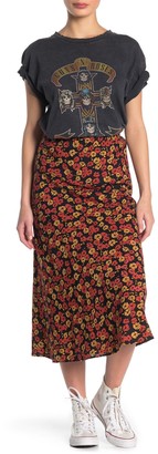 RD Style Woven Printed Midi Skirt