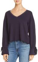 Thumbnail for your product : Nation Ltd. Chloe Tie-Cuff Sweatshirt