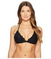 Thumbnail for your product : Kate Spade Morro Bay #69 Scalloped Triangle Bikini Top w/ Removable Soft Cups