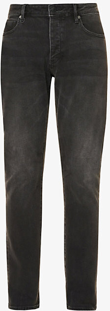 Neuw Mens Moonshake Lou Slim Straight Mid-Rise Stretch-Denim Jeans 32/30