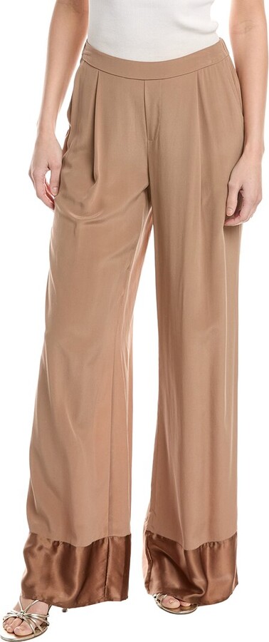 L'Agence Tavia Silk Trouser