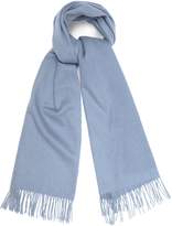 Thumbnail for your product : Reiss SASKIA LAMBSWOOL CASHMERE BLEND SCARF Mid Blue