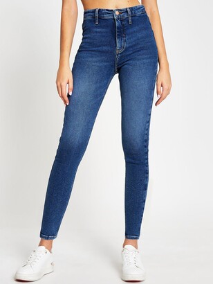 River Island Kaia Oliver Super Skinny Jean- Mid Authentic