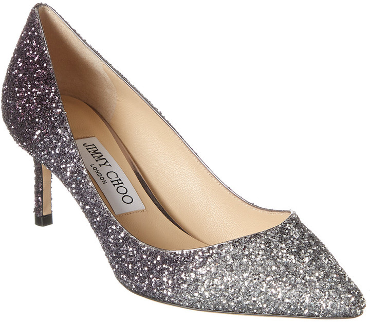 romy glitter pump jimmy choo