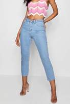 Thumbnail for your product : boohoo High Rise Mom Jeans