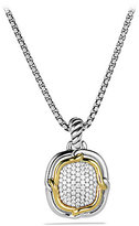 Thumbnail for your product : David Yurman Labyrinth Large Pendant with Diamonds and Gold