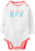 Thumbnail for your product : Carter's Baby Girls' Mommy's BFF Bodysuit