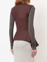 Thumbnail for your product : Rick Owens Lilies padded tie front gilet