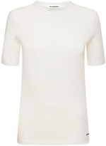 Thumbnail for your product : Jil Sander Logo cotton jersey t-shirt