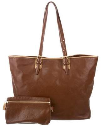 Longchamp Large LM Cuir Leather Tote