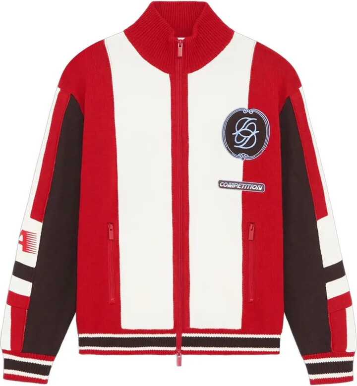 Drôle De Monsieur La Maille Zippée Racing cardigan