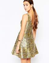 Thumbnail for your product : Adelyn Rae Gold Skater Dress