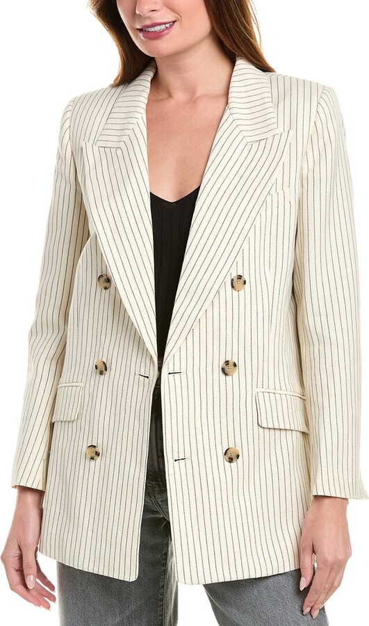 Frame Denim Linen-Blend Jacket