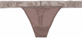 Thumbnail for your product : Calvin Klein Underwear Icon stretch-satin thong