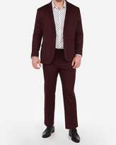 Thumbnail for your product : Express Classic Burgundy Stretch Cotton-Blend Suit Pant