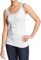 Thumbnail for your product : Old Navy Women's Lace-Trim Perfect Tanks
