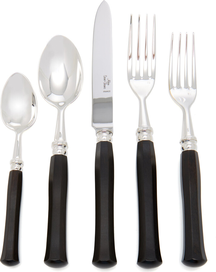 Alain Saint-Joanis Plated Ebony Silverware SetSaint-Joanis