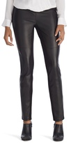 Thumbnail for your product : White House Black Market Luxe Leather Front Black Legging