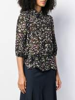 Thumbnail for your product : Ganni Floral Print Sheer Shirt
