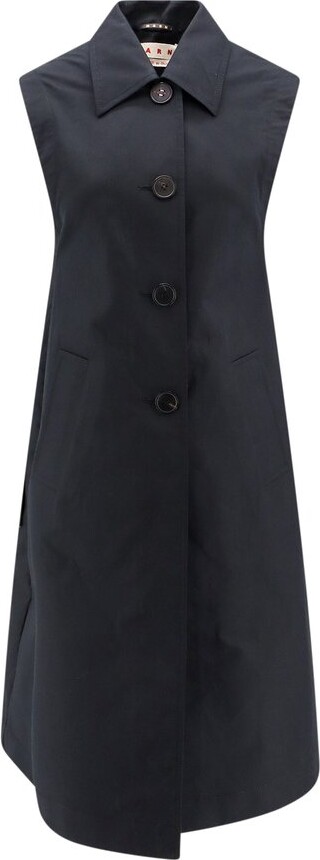 Marni Sleeveless Button-Up Coat