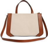 Thumbnail for your product : Valentino Garavani Small VLOGO Signature Canvas & Leather Tote