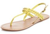 Thumbnail for your product : New Look Tan Leather Plaited T-Bar Strap Sandals