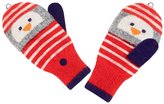 Thumbnail for your product : Jo-Jo JoJo Maman Bebe Penguin Gloves (Toddler/Kid) - Red/Ecru Stripe-1-2 Years