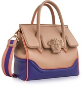 Thumbnail for your product : Versace Palazzo Color Block Leather Satchel Bag