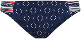 Thumbnail for your product : Jets Riviera Ruched Printed Low-rise Bikini Briefs