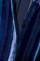 Thumbnail for your product : Elie Tahari Tesla Silk-blend Devore-velvet Blouse