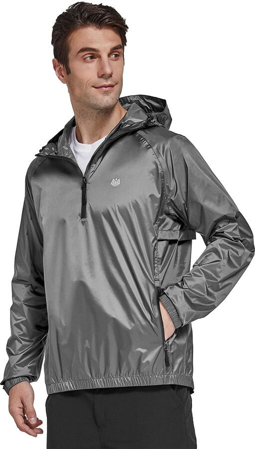 lightweight packable rain jacket mens