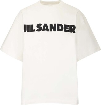 Jil Sander Logo Printed Crewneck T-Shirt