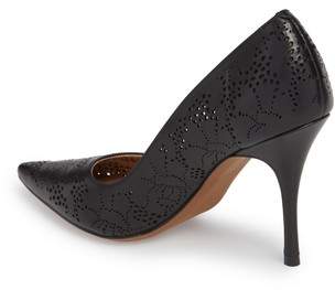 Linea Paolo Piper Perforated Pointy Toe Pump
