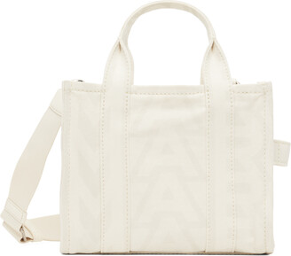 Marc Jacobs Off-White 'The Monogram Small' Tote