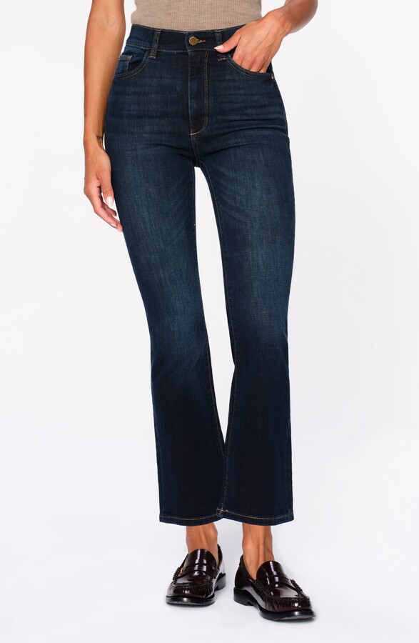 DL1961 Bridget Boot Instasculpt™ High Rise Crop Jeans